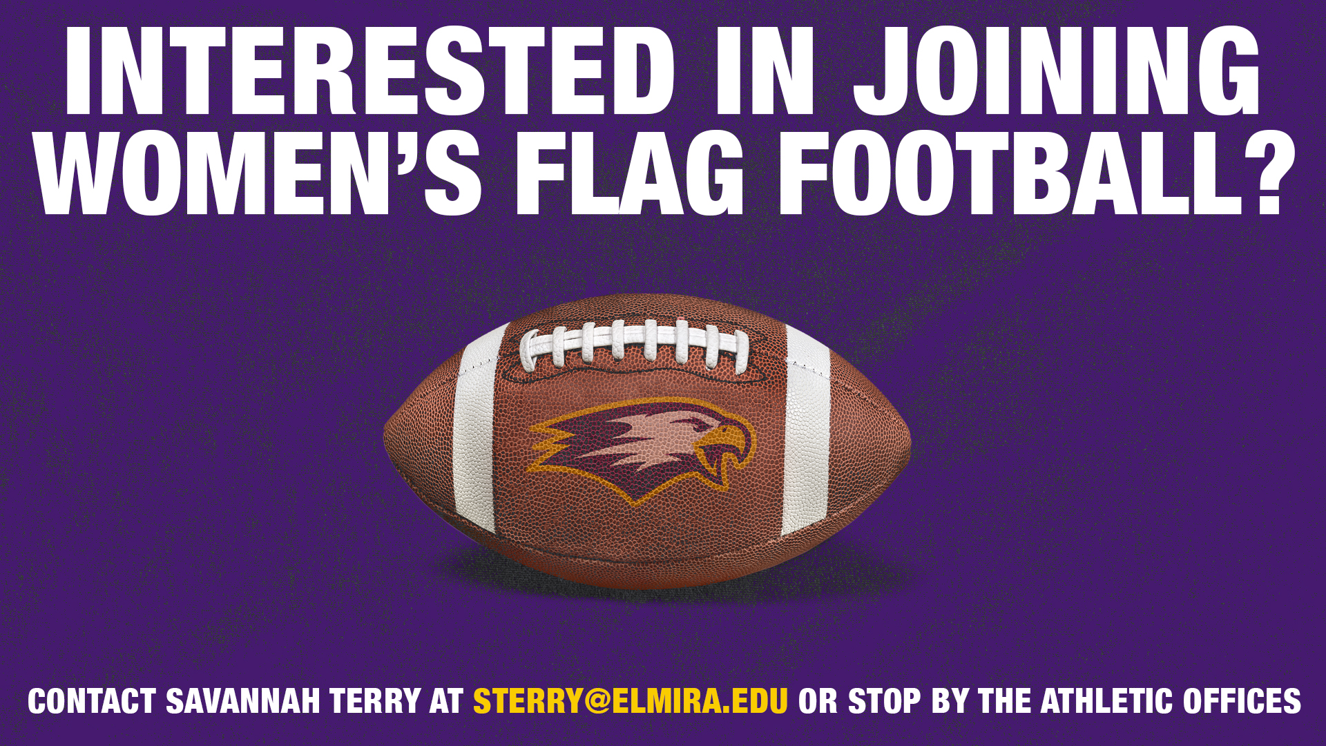 Sign up today for Women's Flag Football!