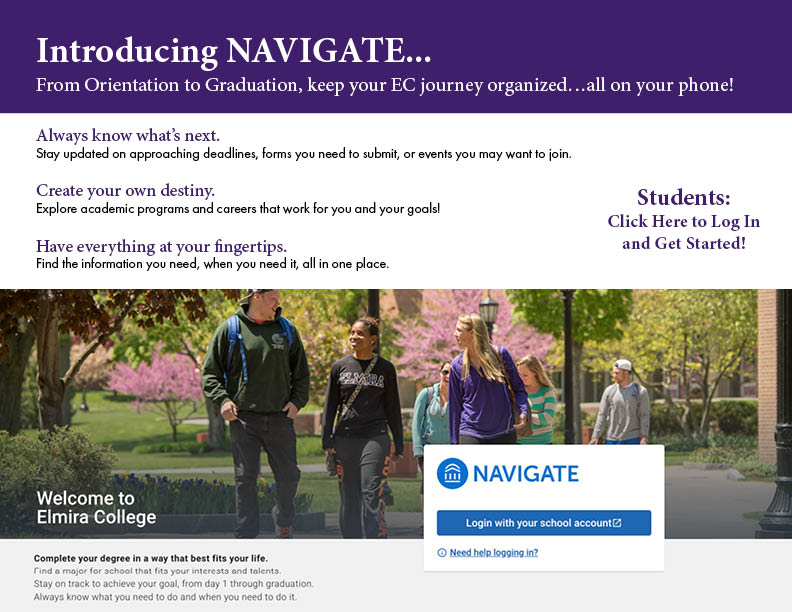 Click to log into Navigate